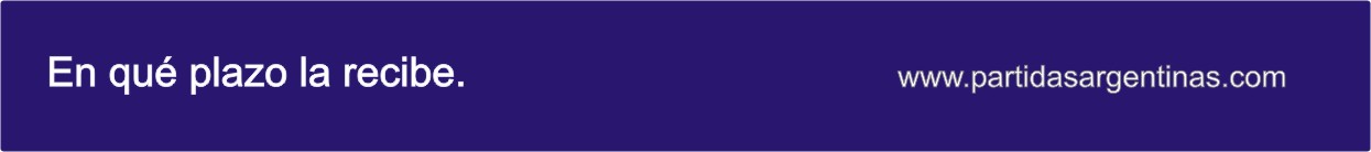 Partidas con Apostilla entregadas en 5 das en Europa.